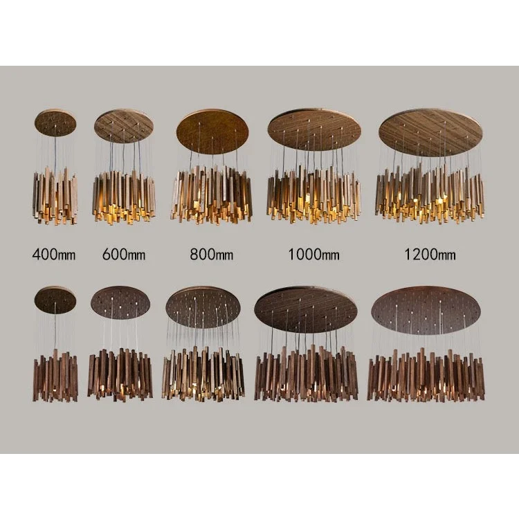 Wood Beam Pendant Light – Rustic Linear Chandelier for Dining Room Kitchen or Living Casalolalights Luxury Lamps