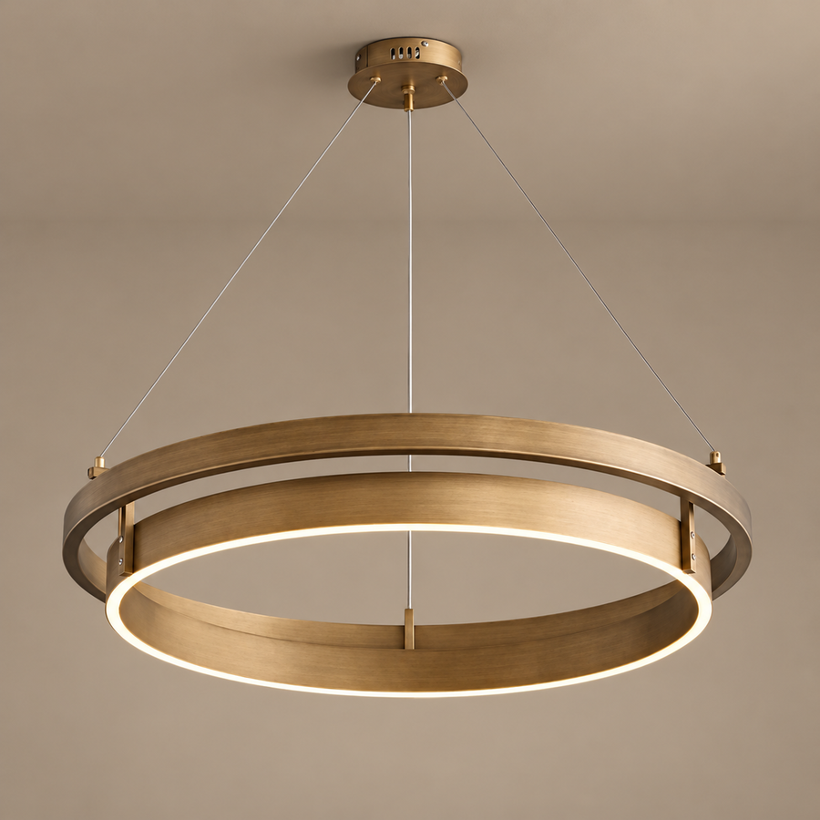 Double-Ring Chandelier