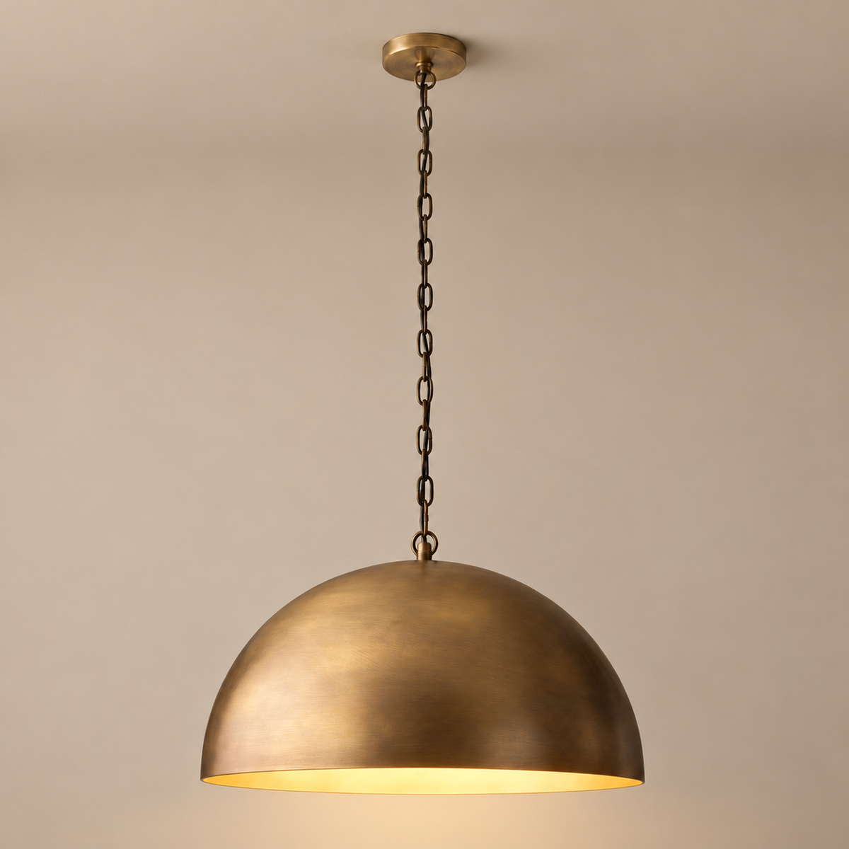 MESSING KUPPEL HÄNGELEUCHTE | DESIGN CLSS8500