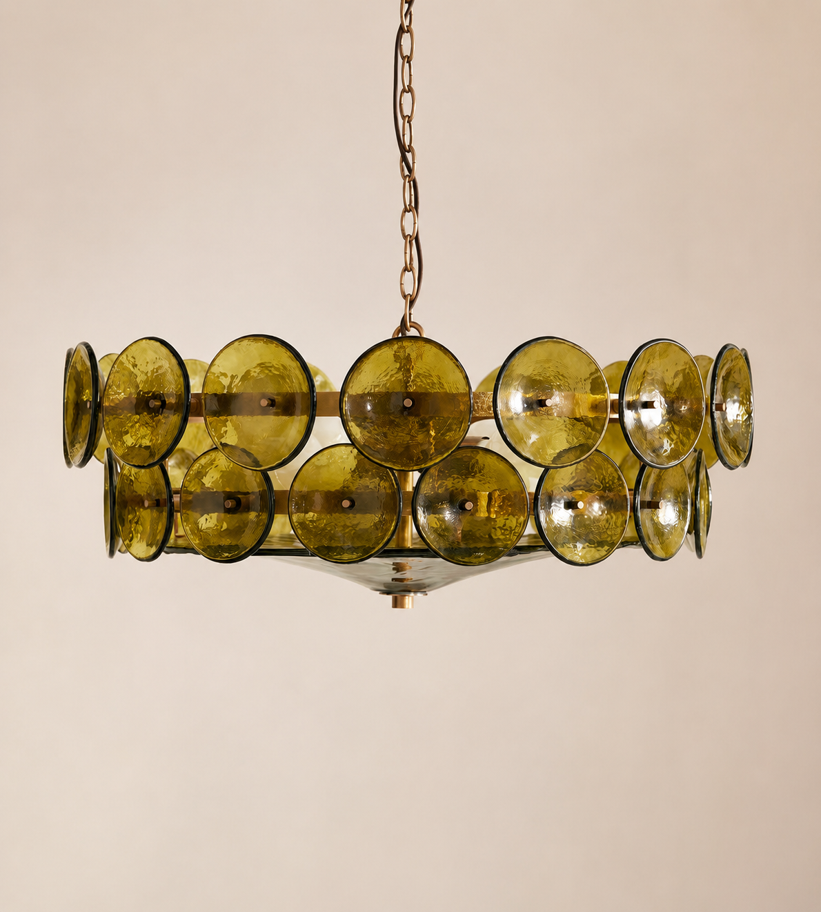 OLIVE MURANO GLASS CHANDELIER | CLKOPS203O
