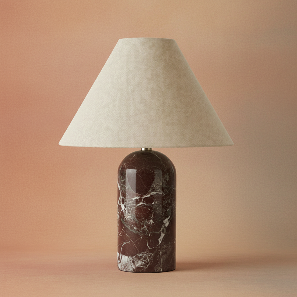 Japandi Red Marble Table Lamp
| CLHJMAR342