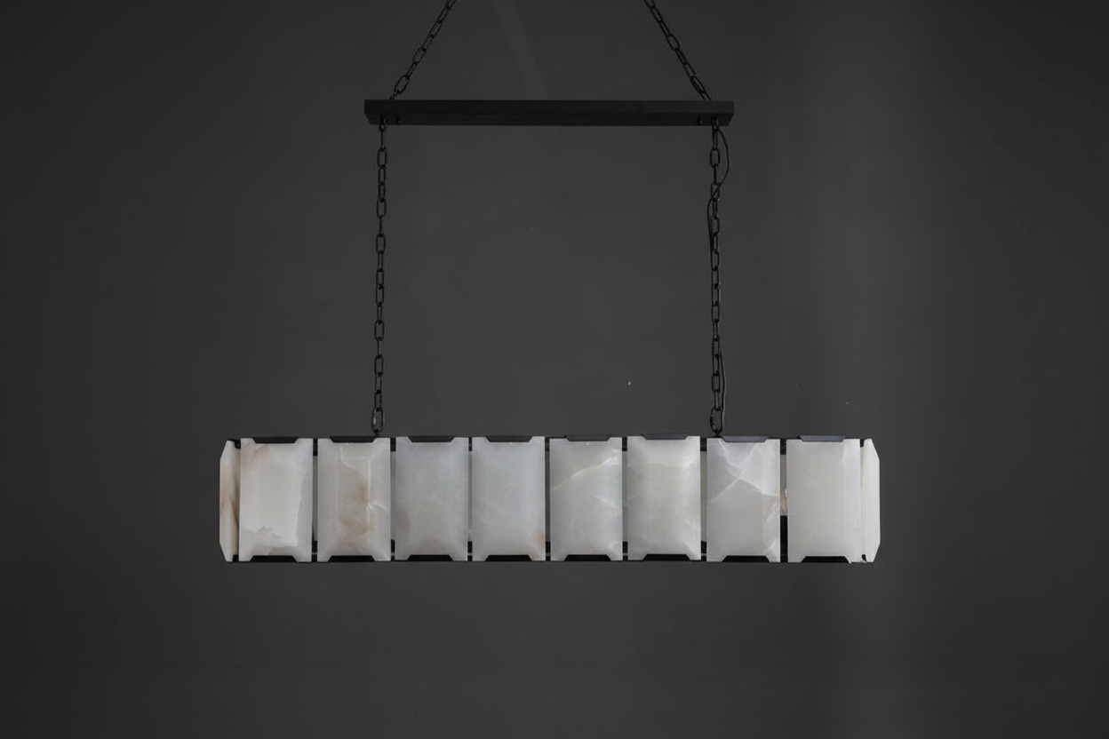 LÁMPARA DE TECHO LINEAL NEGRA DE COBRE | CLPORH022LB