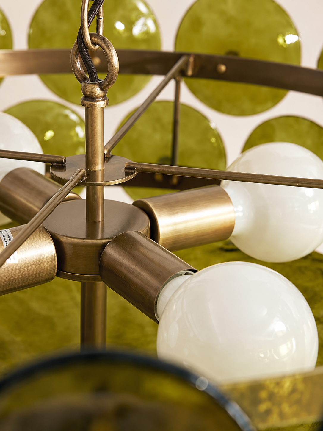 OLIVE MURANO GLASS CHANDELIER | CLKOPS203O