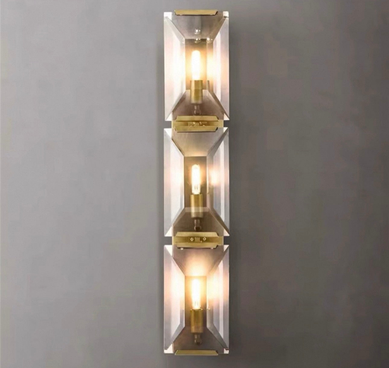TRIPLE CRYSTAL WALL SCONCES | CLUG032P