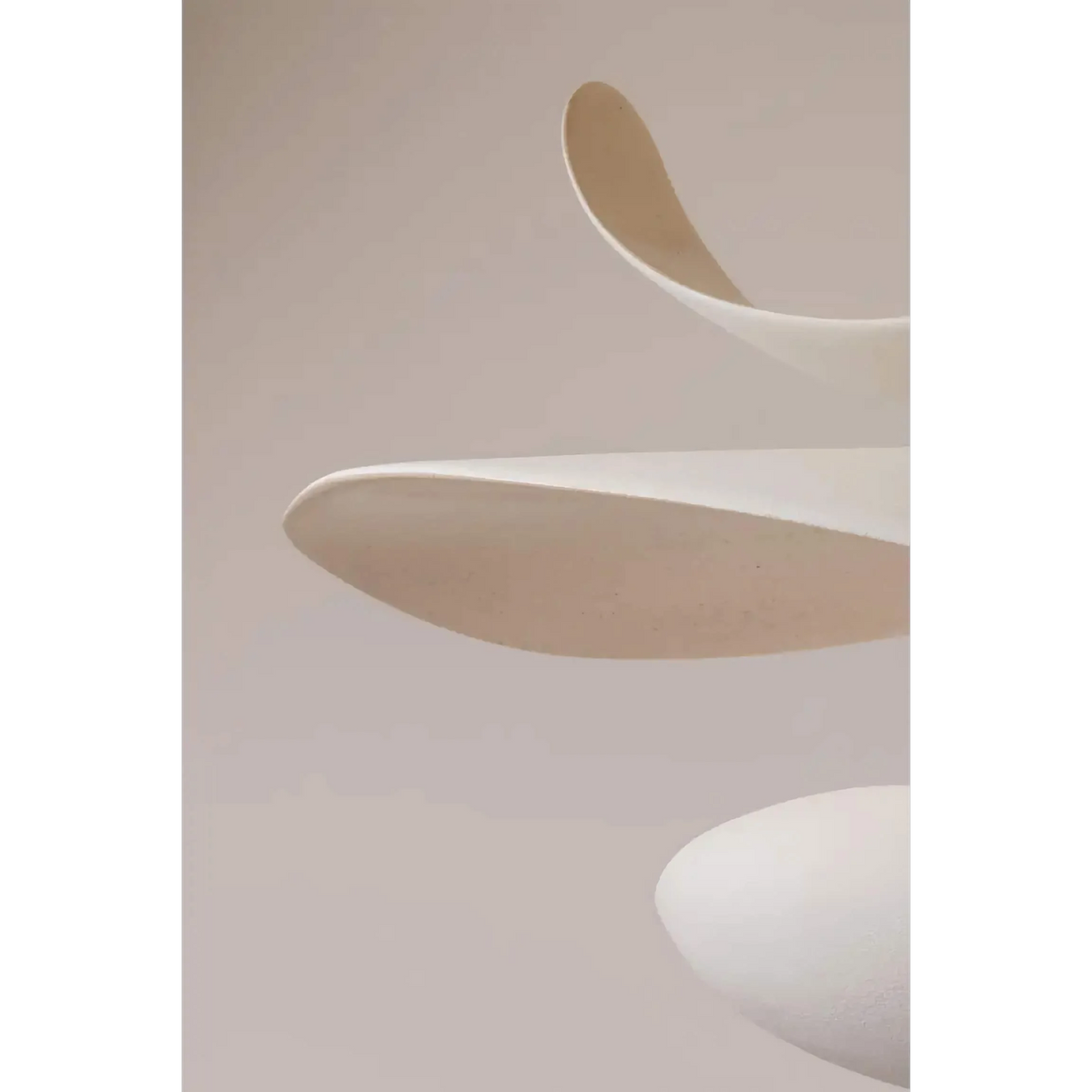 Ceramic Sculptural Pendant | 3-tier Hand-formed Atelier 60cm Contemporary Dining Room Casalolalights Luxury Lamps
