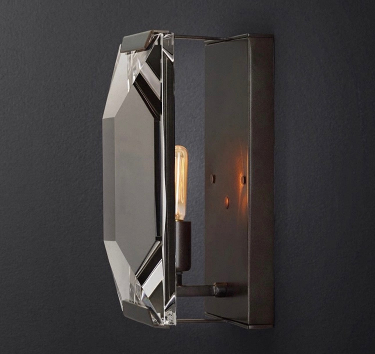 BRASS CRYSTAL WALL SCONCES | CLUG03D