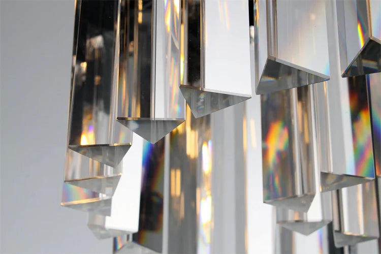 Многоярусная люстра из хрусталя ручной огранки | Clhuyl0250