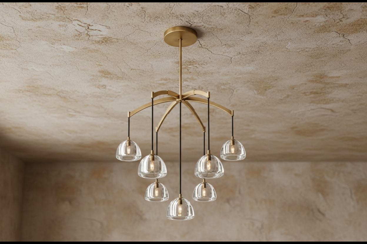 ثريا نحاسية بسبع أضواء | CLHYR025