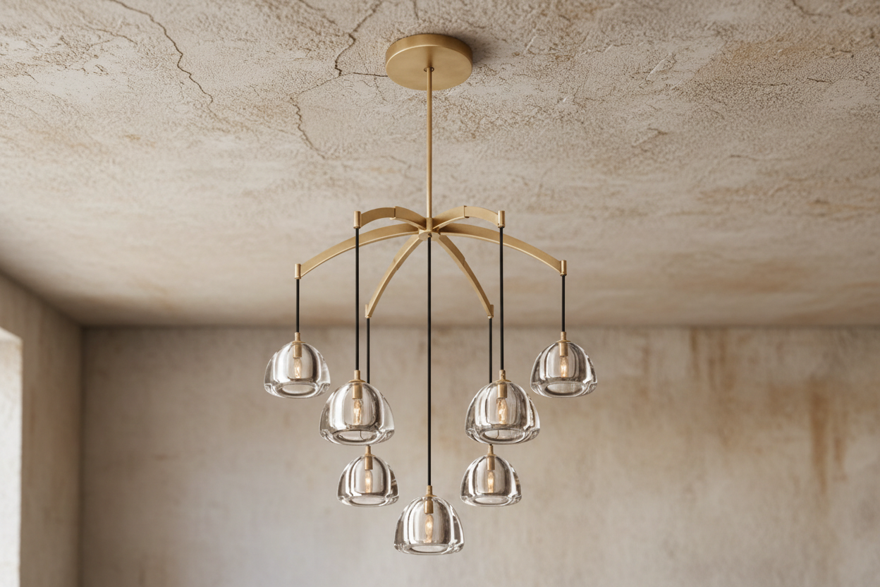 ثريا نحاسية بسبع أضواء | CLHYR025