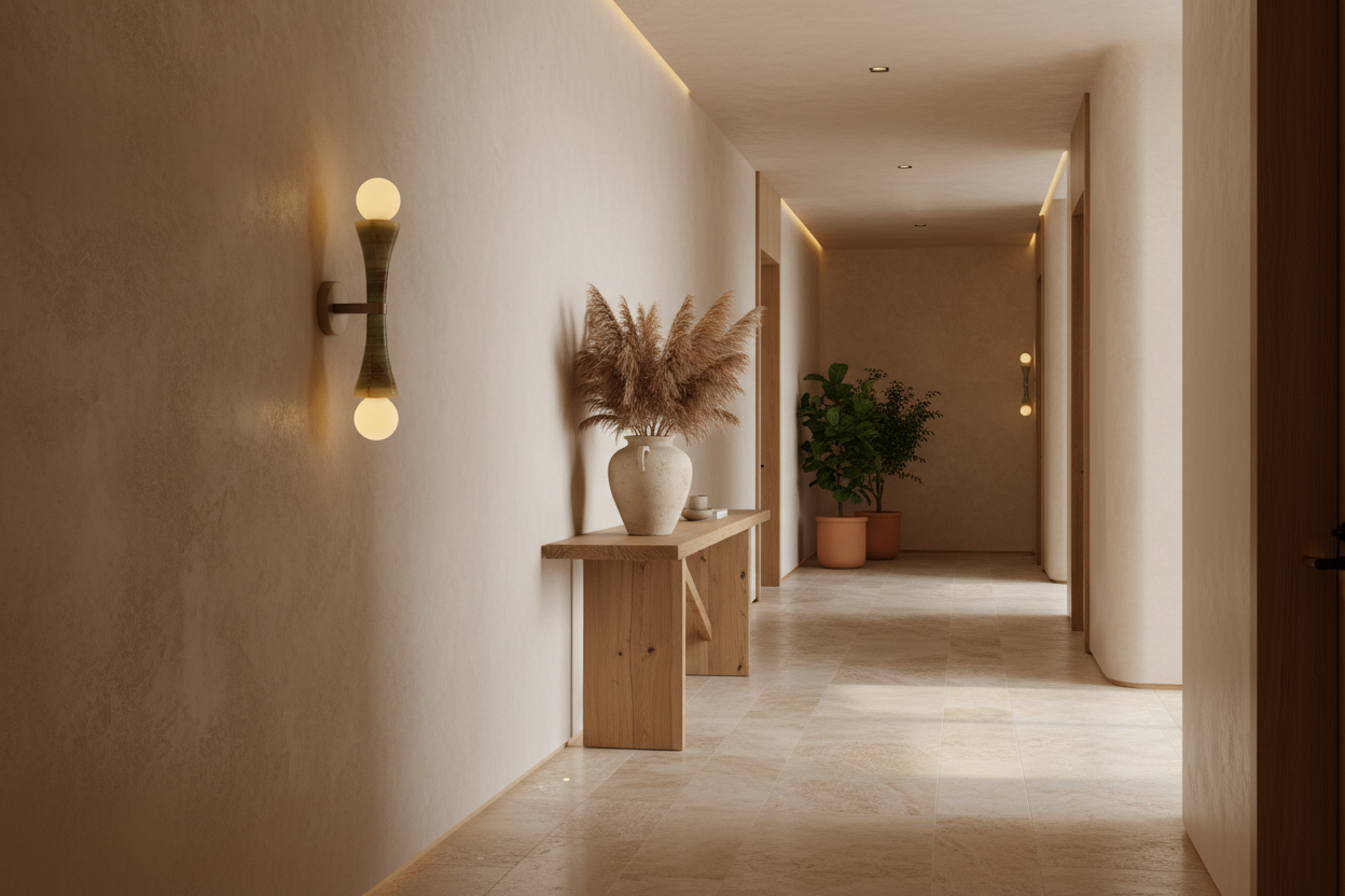 ثريا حائط مزدوجة من اليشم | CLJADT34