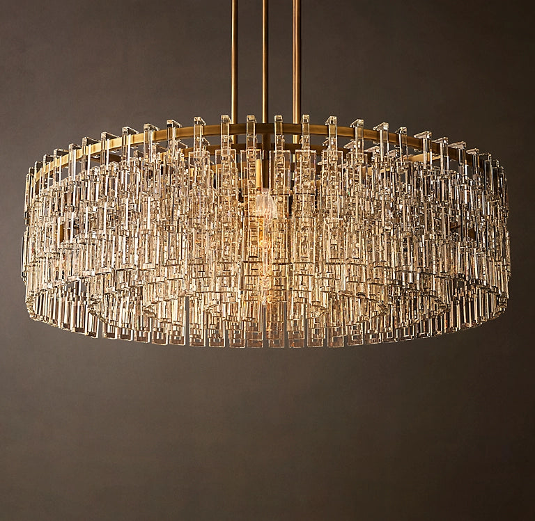 Crystal Drum Chandelier | Clhuyl0258