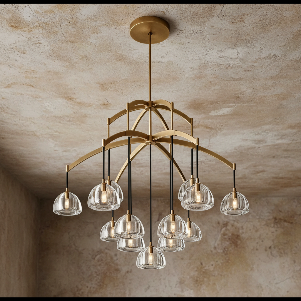 Candelabro de cobre de 9 luces | CLHYR026