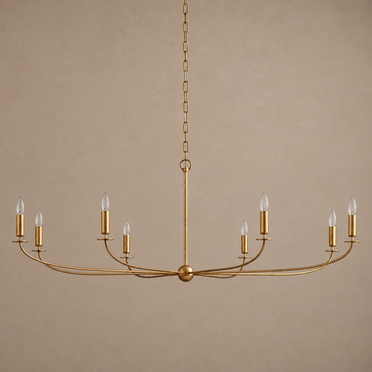 The Candelora Candelabra Chandelier | Brass | CLCDL