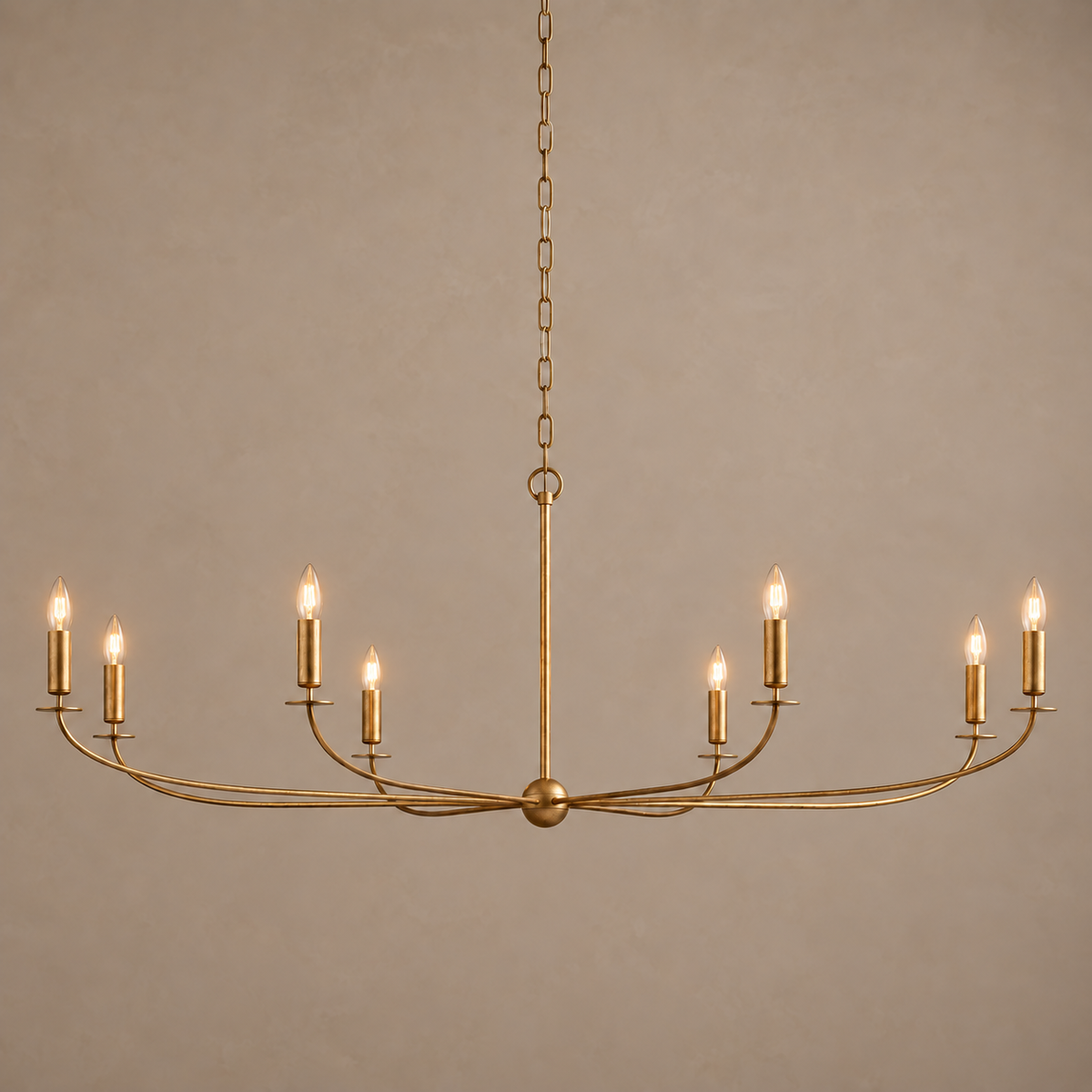 The Candelora Candelabra Chandelier | Brass | CLCDL