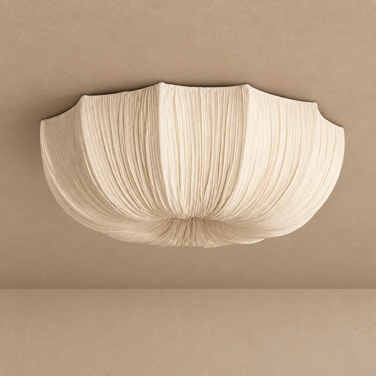 Sabina Flush Mount | Linen | CLQC030F