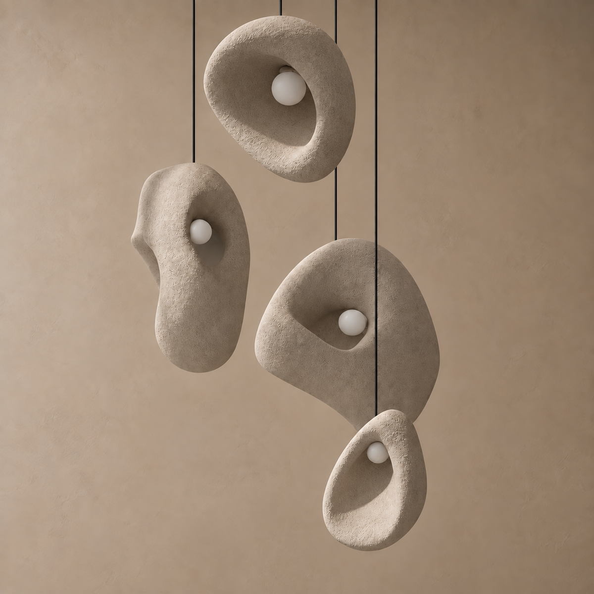 Lampade a sospensione LED irregolari WABI-SABI | Design GP895202