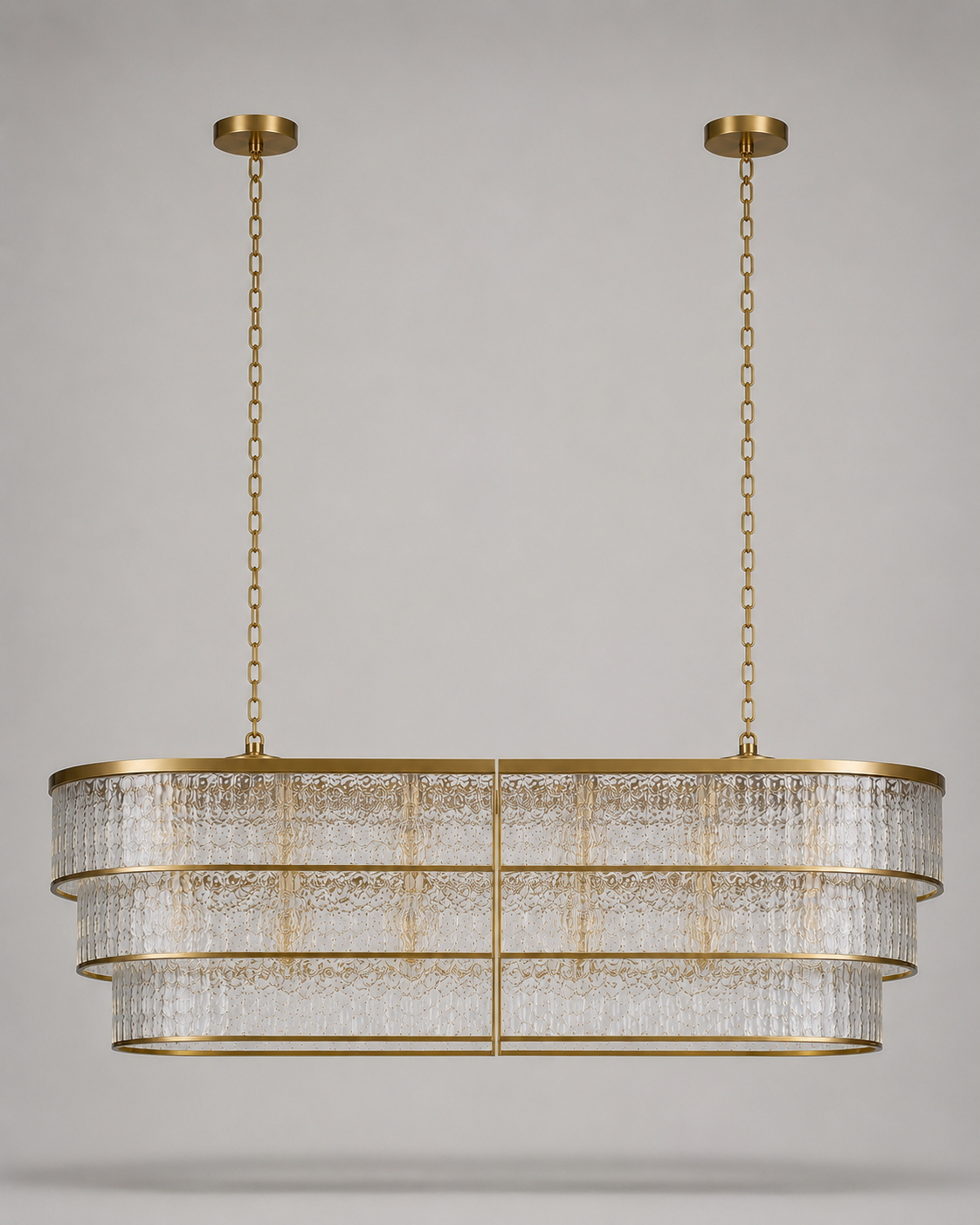 The Éclat Chandelier | Frosted Glass Edition | CLND040
