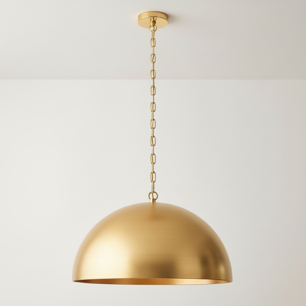 BLACK BRASS DOME PENDANT LIGHT | DESIGN CLSS8500B