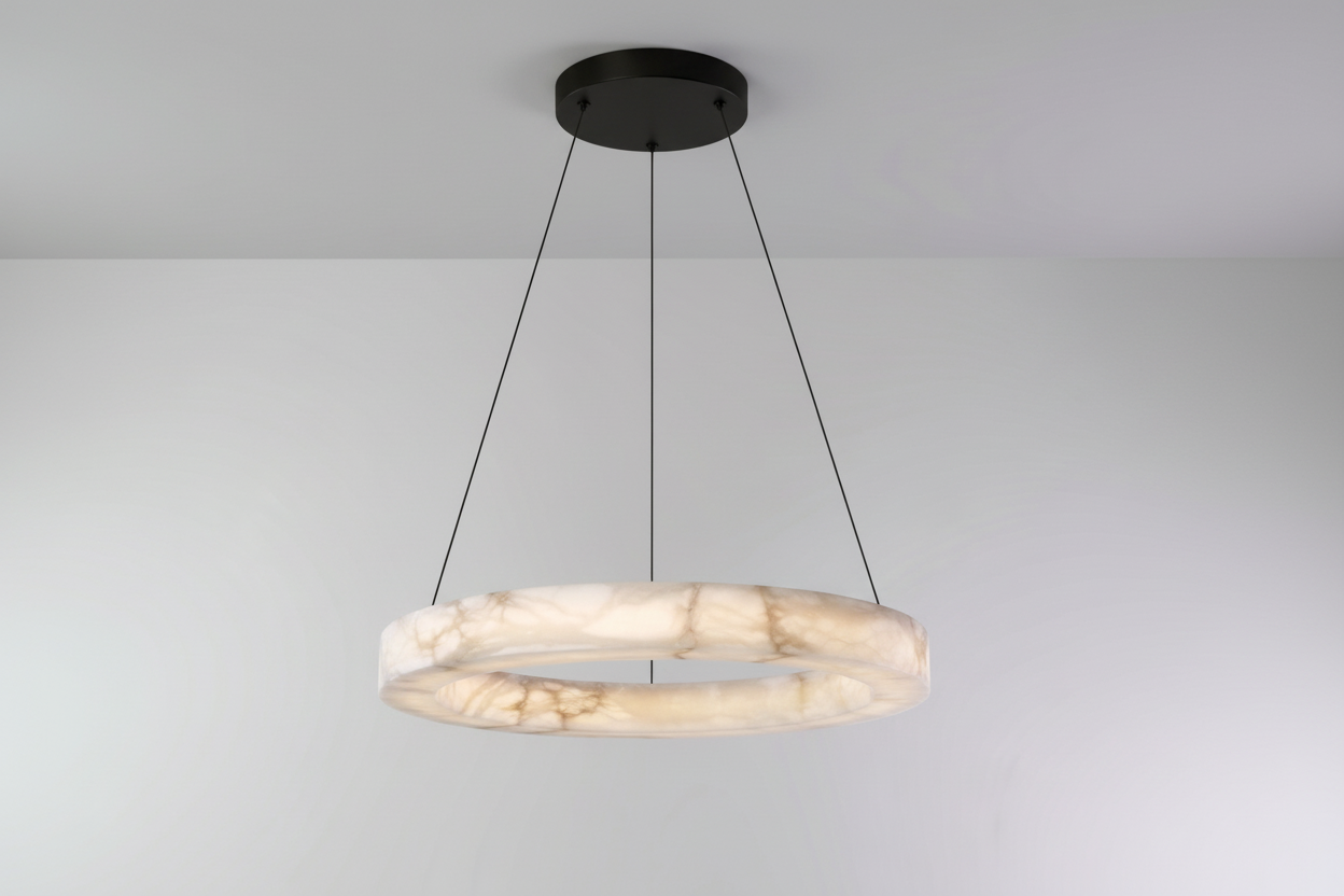 ROUND MARBLE CHANDELIER | CLVC0210