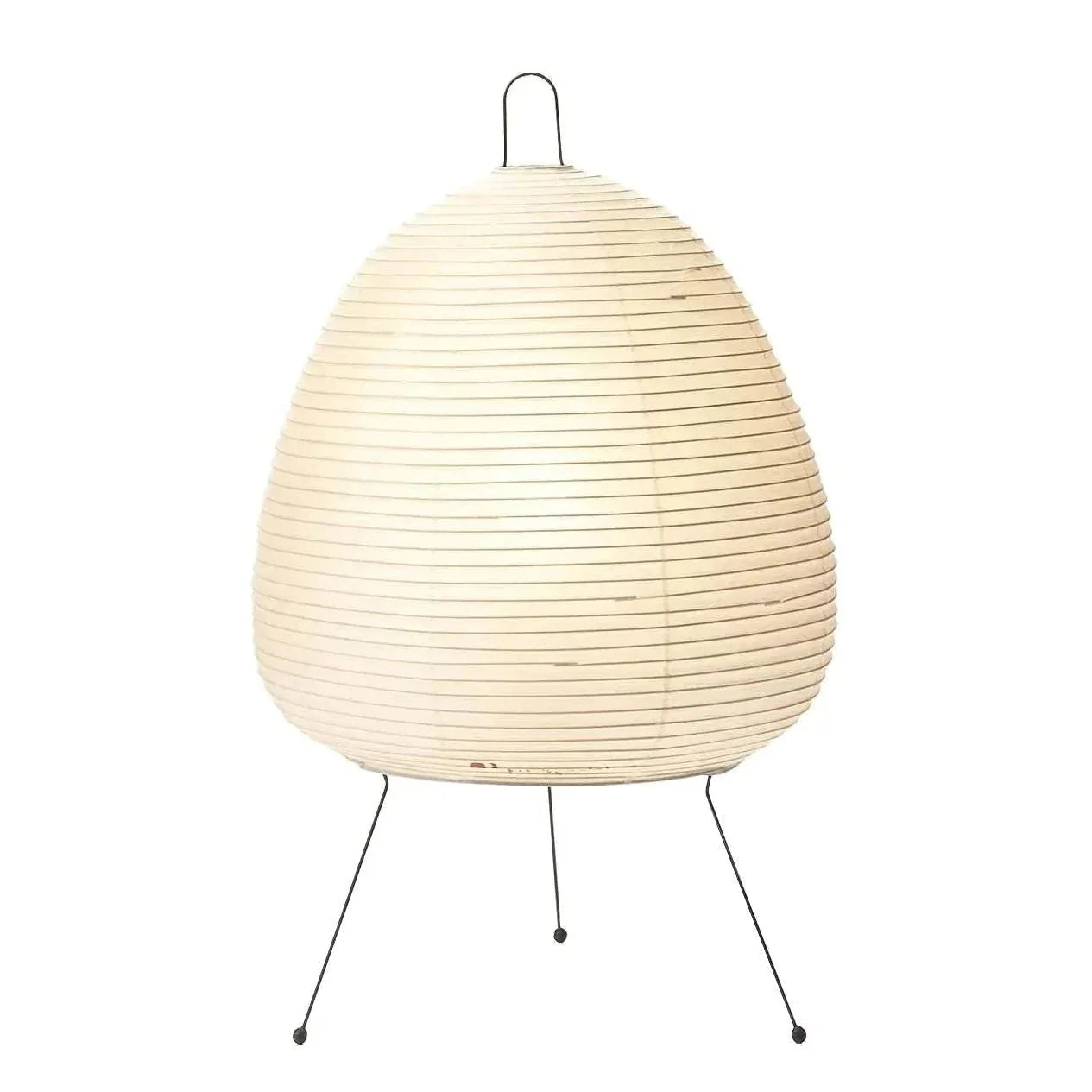 Noguchi Lamp | Akari Paper 1a | White Tripod Table Light for Japandi Minimalism Wabi-sabi Decor Casalolalights Luxury