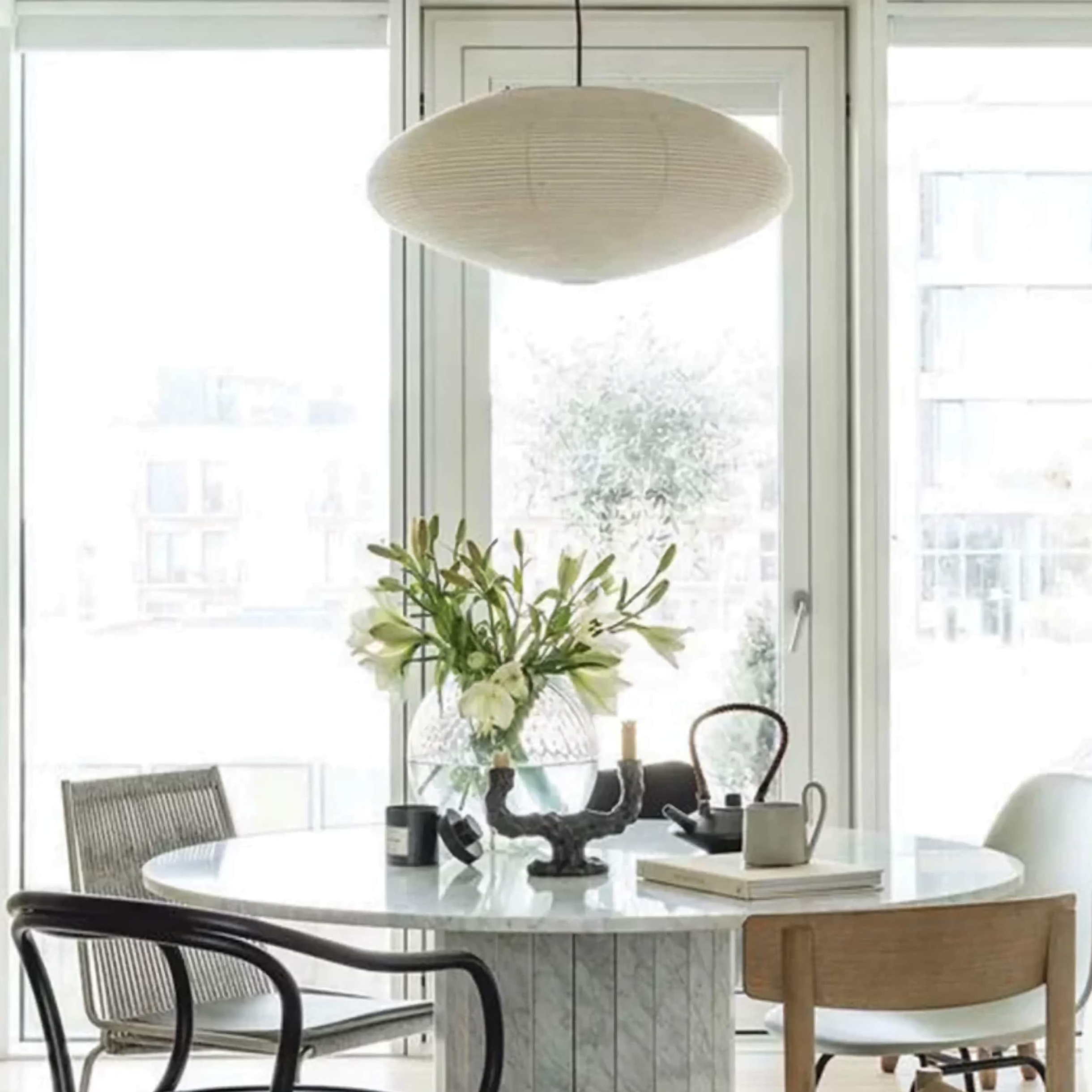 Akari 21a Paper Lantern Lamp - Japandi Minimalism Wabi-sabi Decor