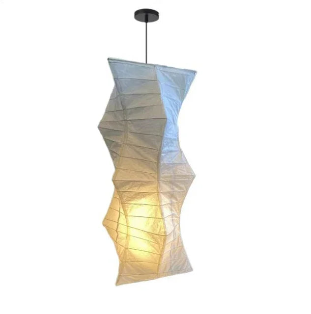 Akari Rice Paper Lamp | Noguchi Lanterns For Stairs Living Room High Ceilings - Pendant Lamps