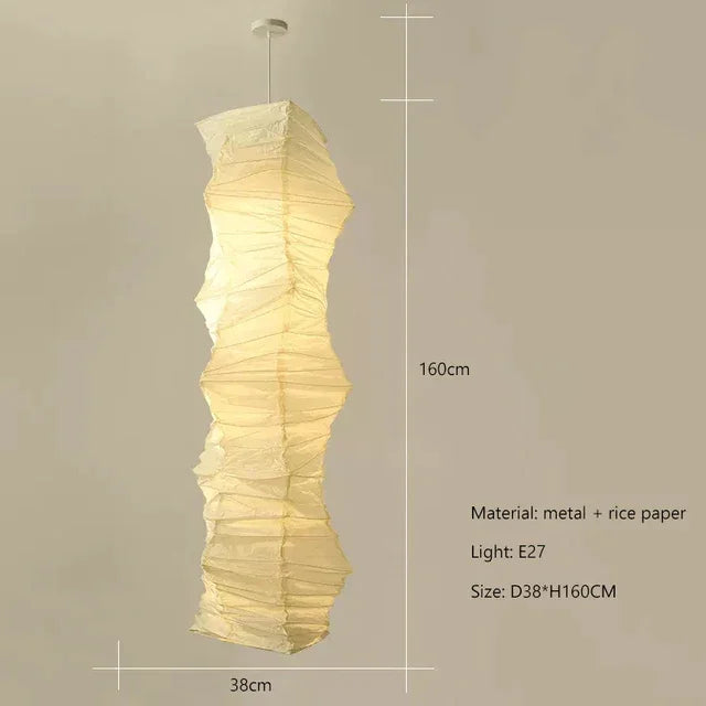 Japanese Paper Lamp | Noguchi Lanterns For Stairs Living Room Events - Pendant Lamps