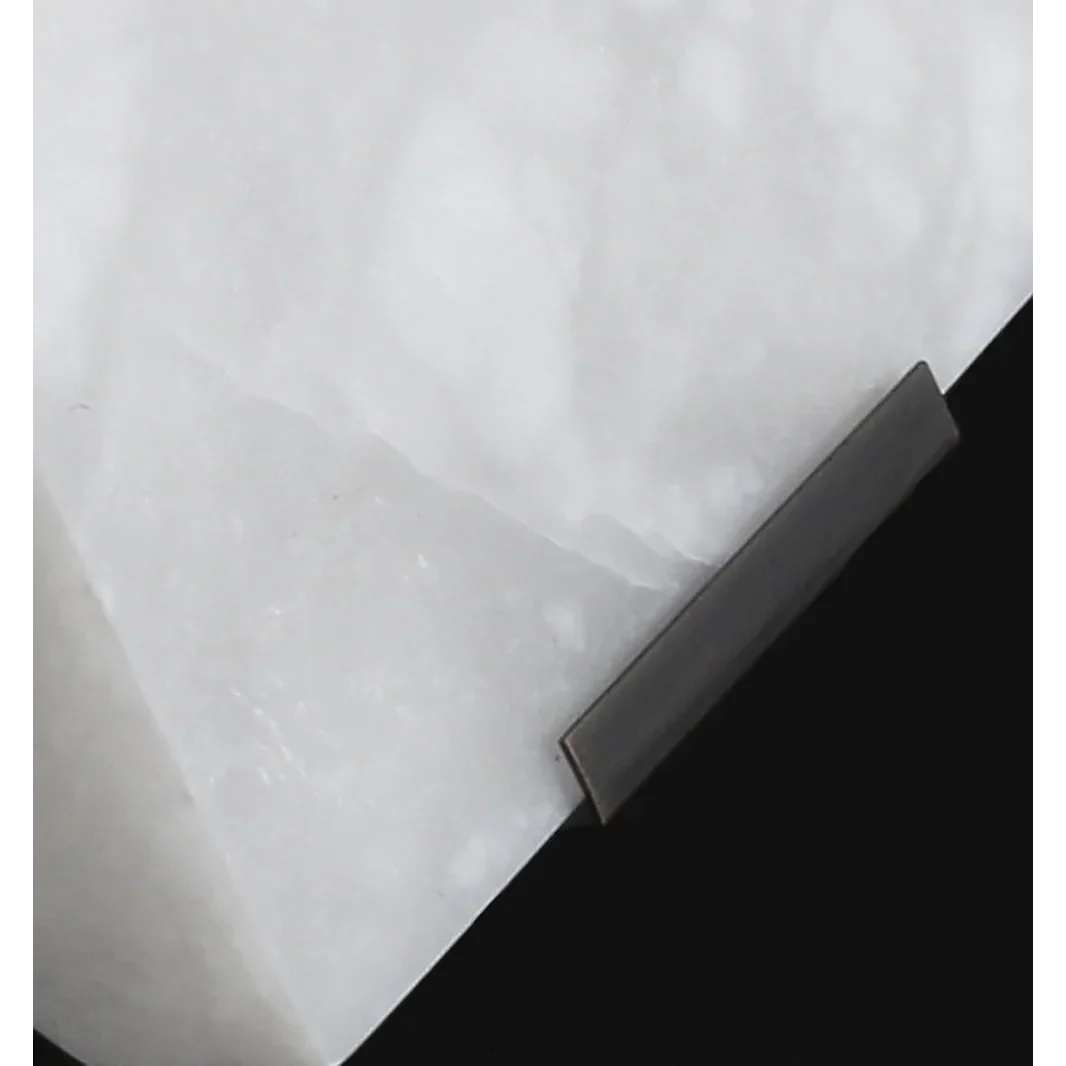 Alabaster Block Wall Sconce | Stacked Solid-stone 1/2/3-tier Modern Hallway & Living Room Casalolalights Luxury Lamps