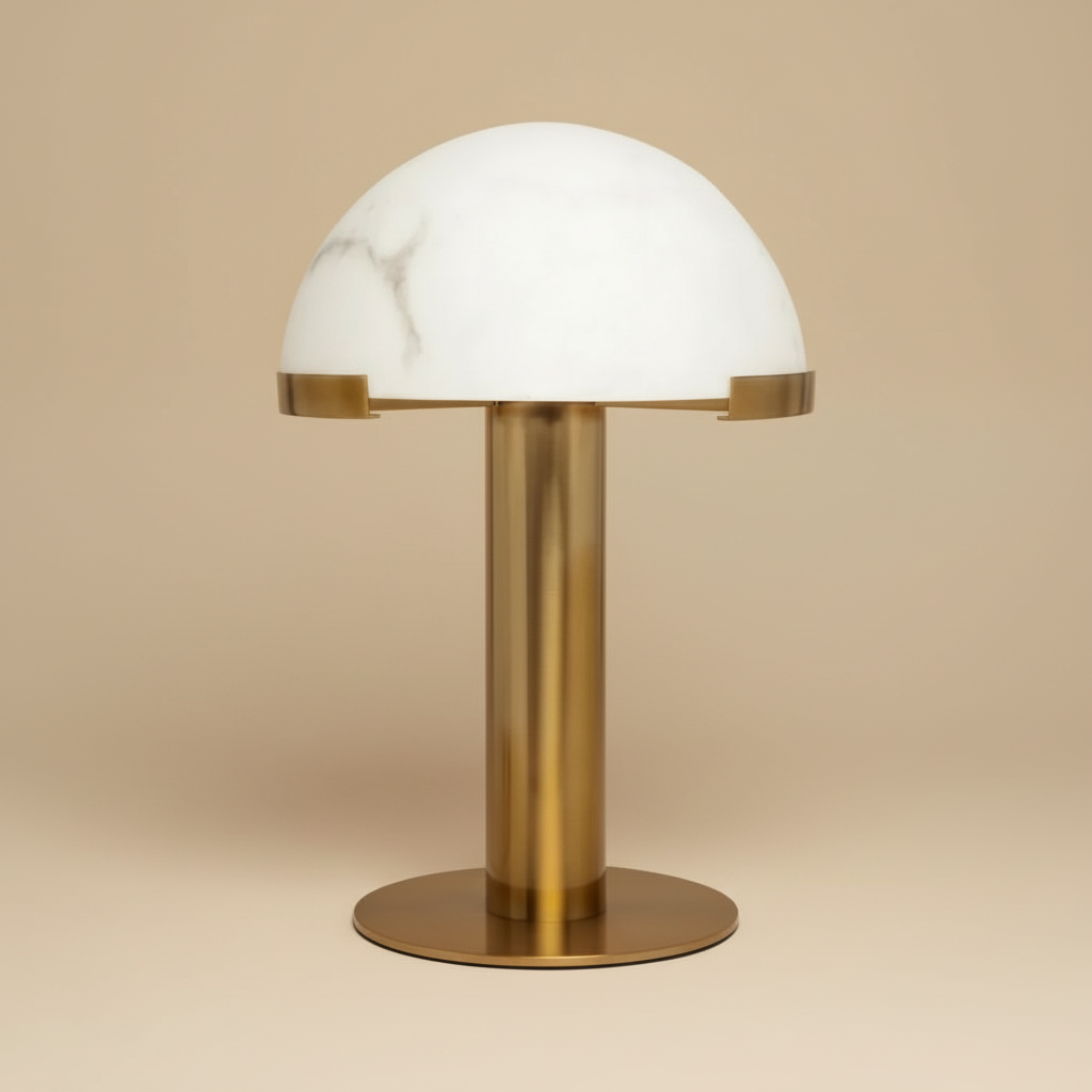 ALABASTER Brass TABLE LAMP | Design CL025MBZ