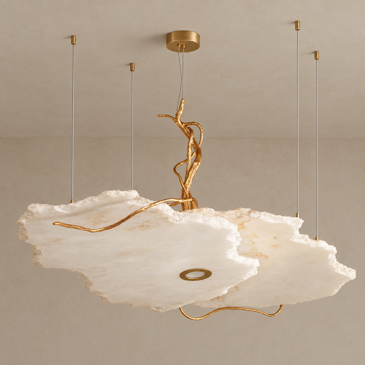 Alabaster Cloud Chandelier