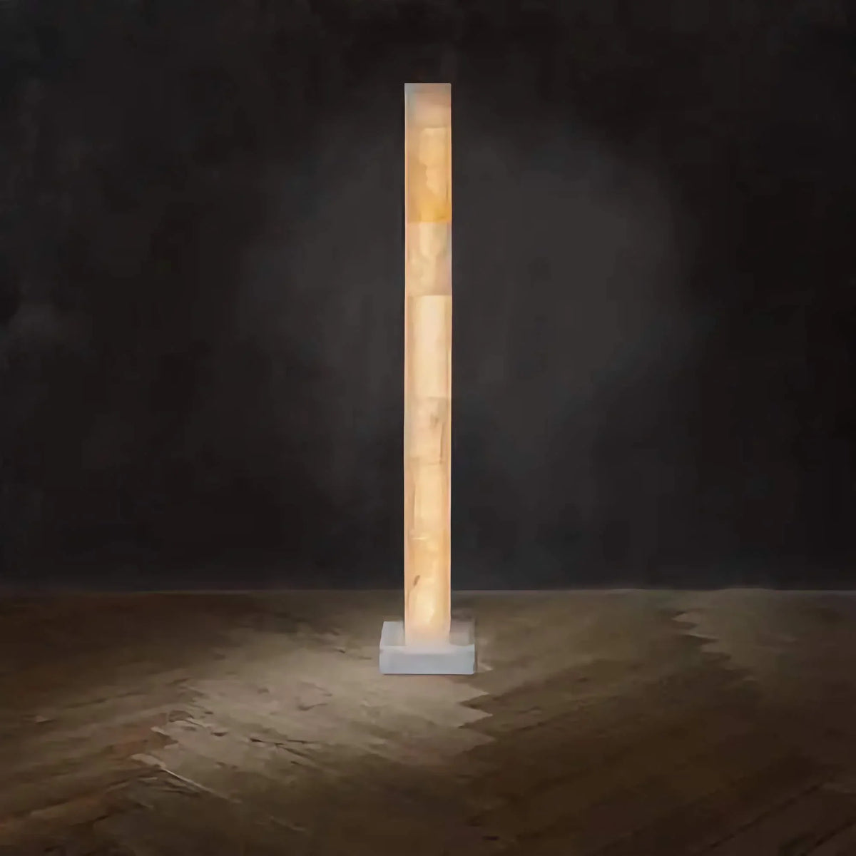 Alabaster Column Floor Lamp | Solid-stone Pillar Minimalist Modern Living Room & Bedroom Casalolalights Luxury Lamps