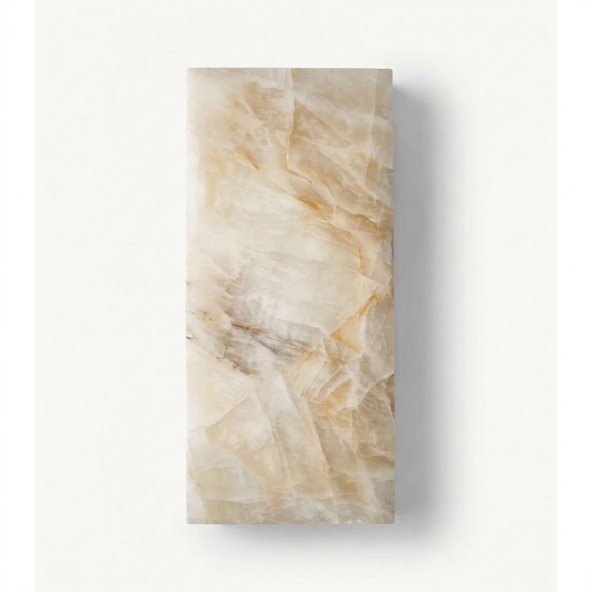 Luxury Alabaster Column Wall Light with Copper Base – Modern Stone Sconce Casalolalights Luxury Lamps for Interior