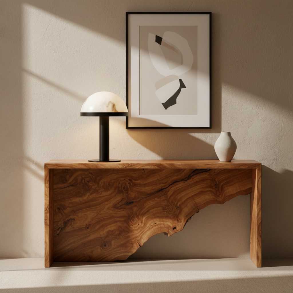 Black & Alabaster Dome Table Lamp 50cm | Stone-dome Accent Modern Art Deco Bedroom Console Casalolalights Luxury Lamps