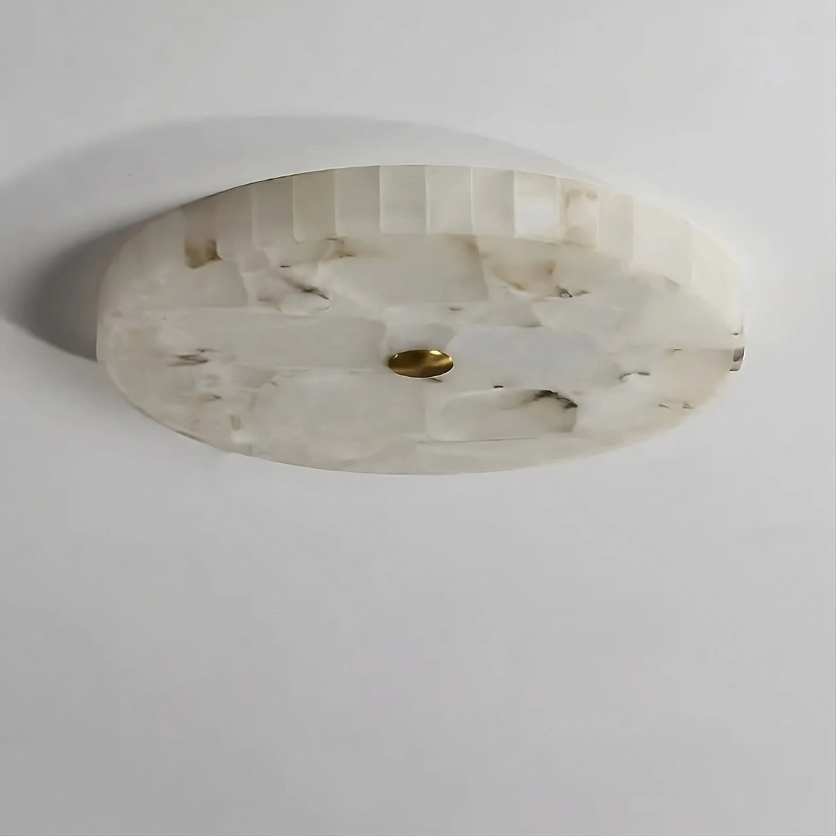 Alabaster Ceiling Light | Round Flush Mount Stone Warm Led Living Room Bedroom & Kitchen Casalolalights Luxury Lamps