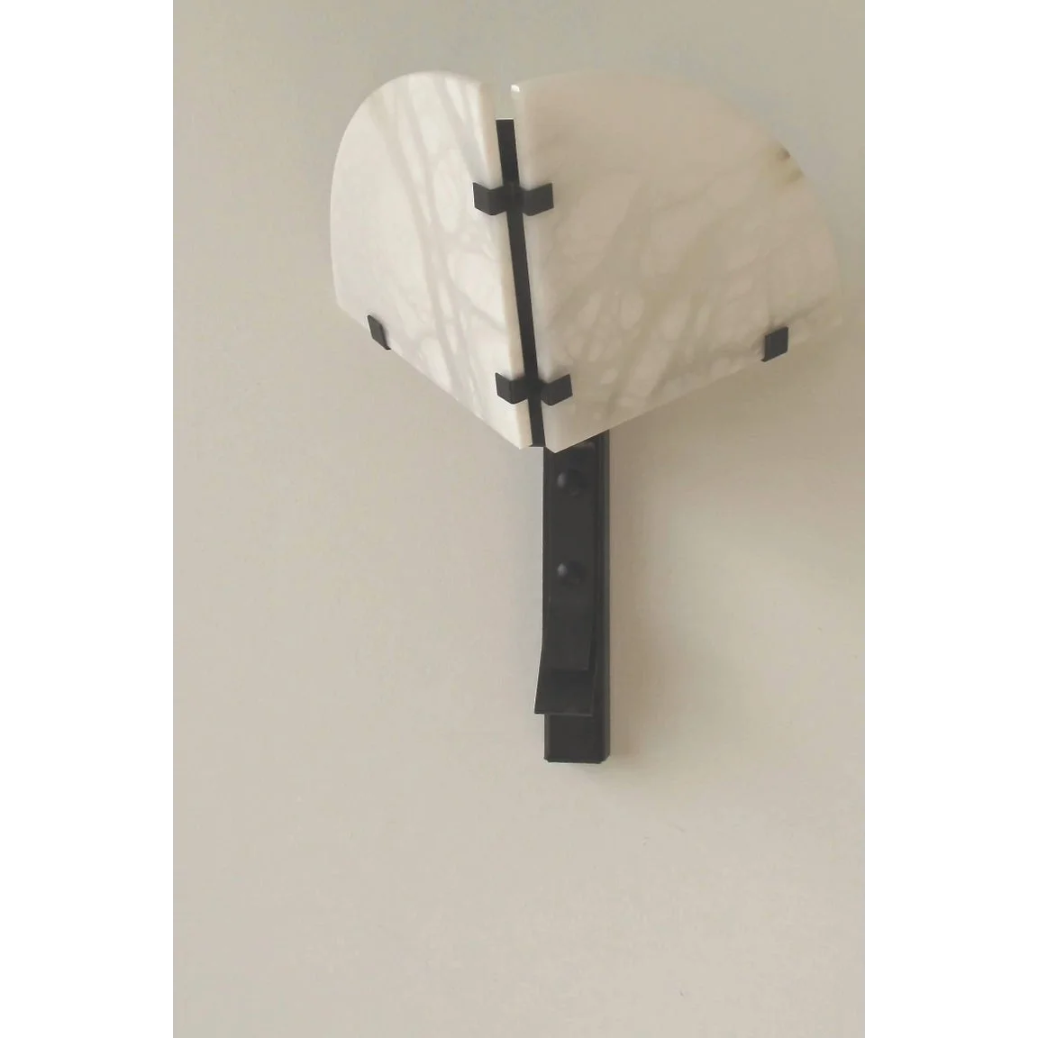 Alabaster Half-dome Wall Sconce | Italian Bedside Accent Light