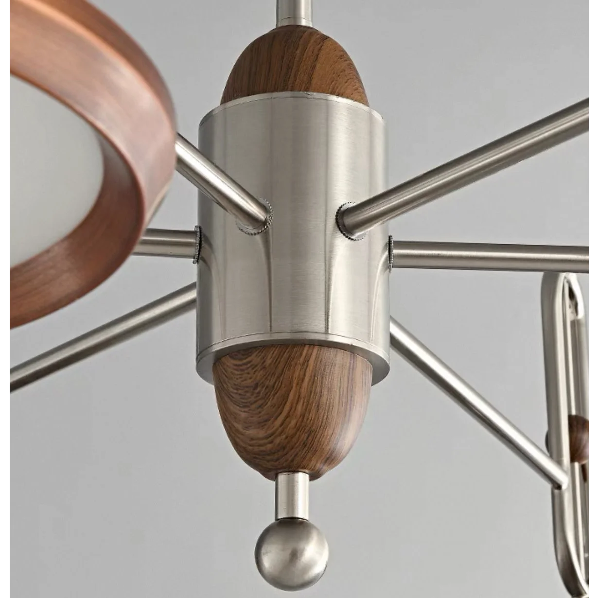 Retro Disc Modern Pendant Lighting | Brushed Steel Ceiling Light Fixture