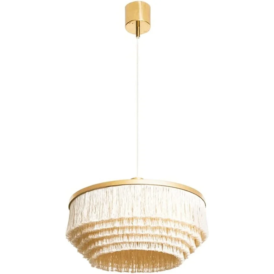 Colorful Ceiling Lamps | Luxury Fixture with Organic Cotton Shade