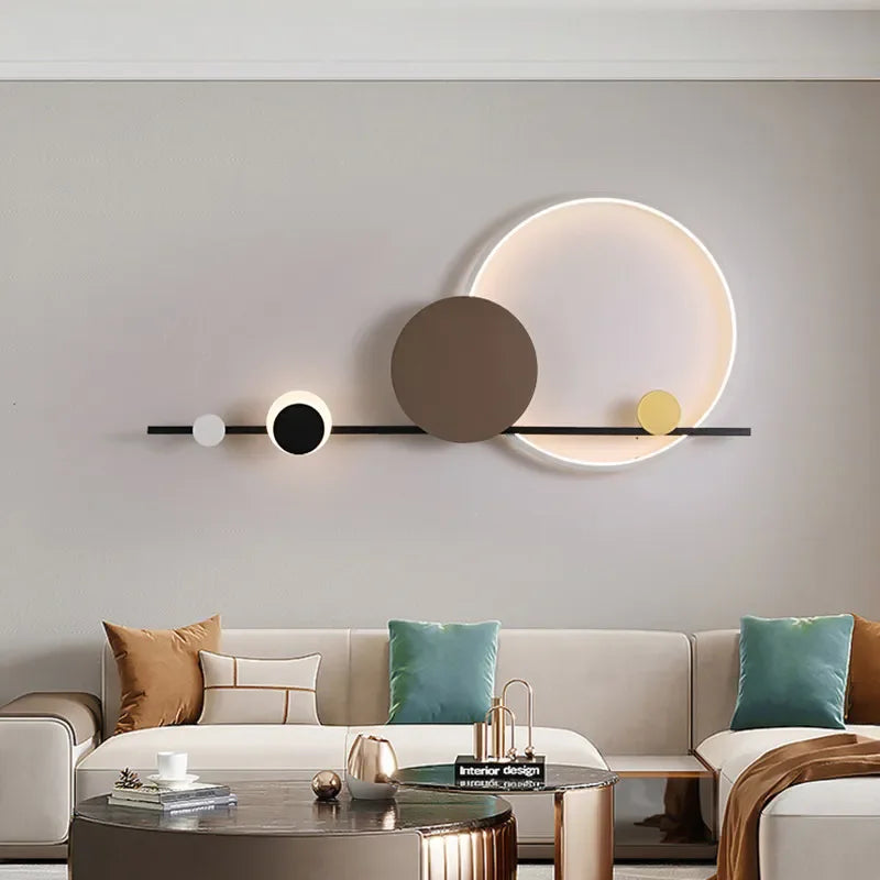 Modern Chic Wall Lamp | Contemporary Art Decor Lighting for Living Room Bar Commercial