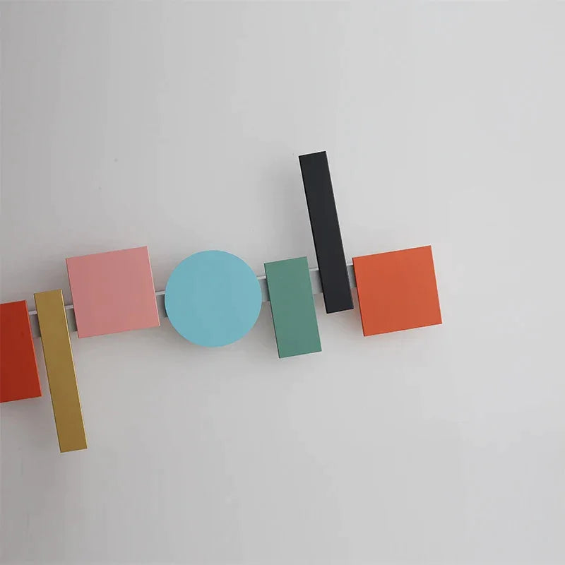 Modern Colorful Led Wall Lamp | Art Decor Lighting for Living Room Commercial