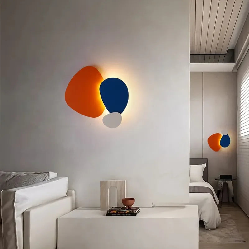 Modern Led Wall Lamp | Contemporary Art Decor Lighting For Living Room Bedroom - Sconces