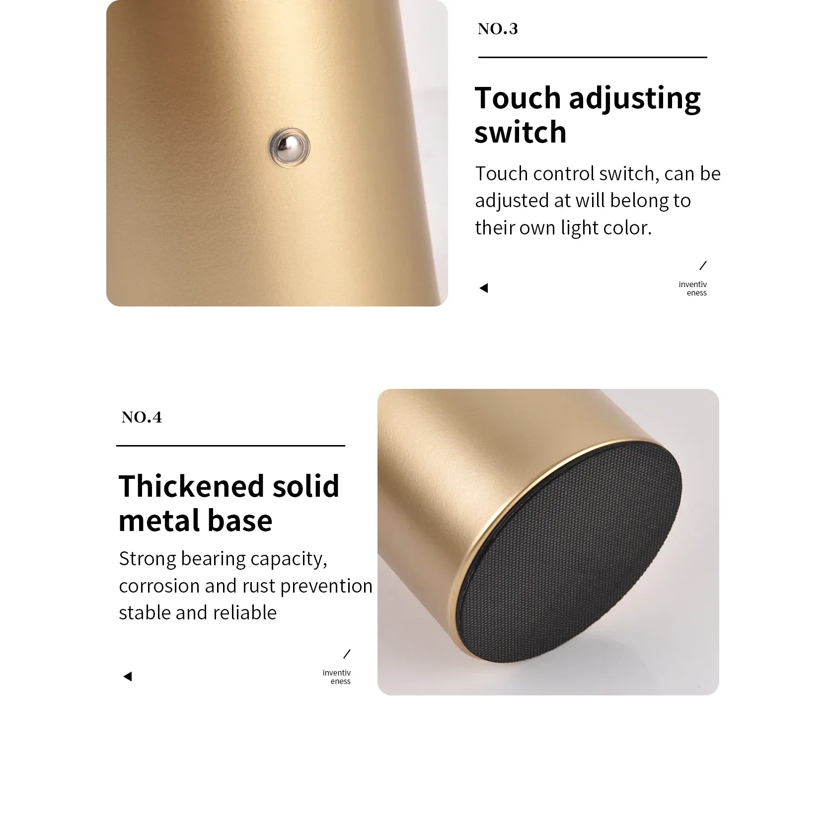 Atollo Mushroom Table Lamp Bedside Modern Lighting for Contemporary Interior Homes