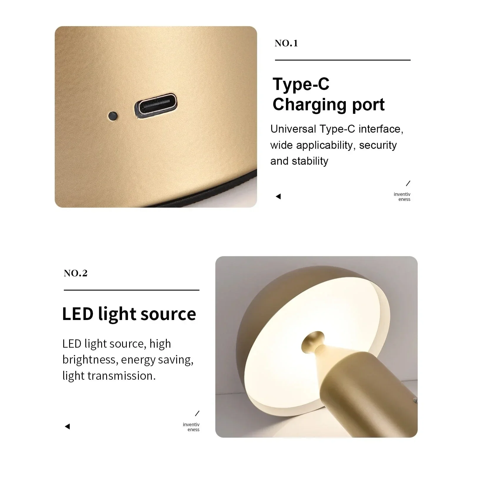 Atollo Mushroom Table Lamp Bedside Modern Lighting for Contemporary Interior Homes