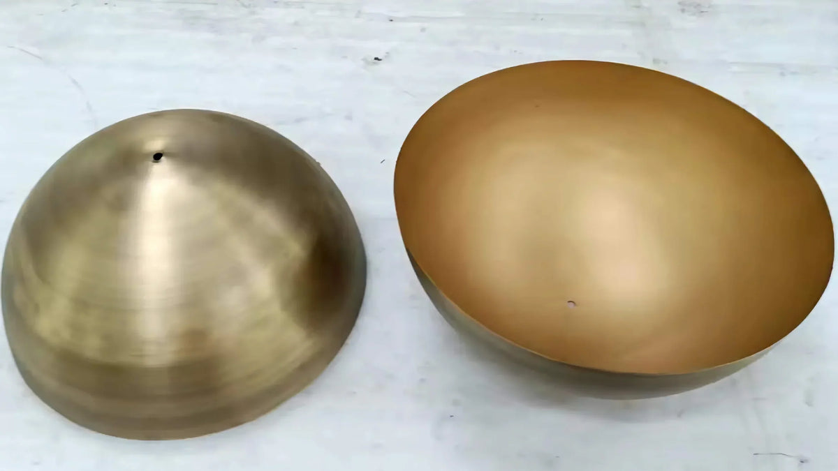 Copper Dome Pendant Light | Oversized Hemispherical Mid-century Wabi-sabi Dining & Kitchen Casalolalights Luxury Lamps