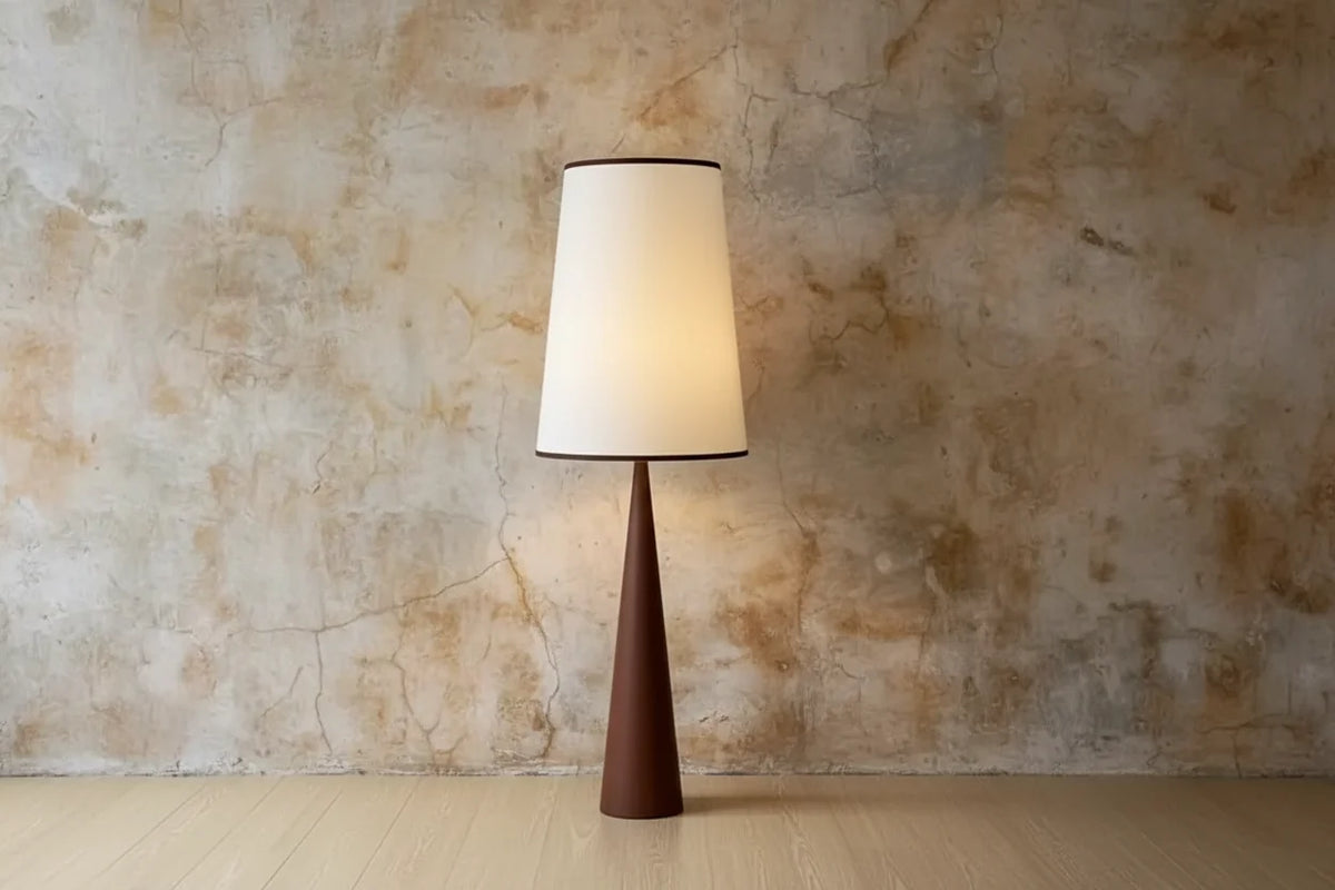 Bakelite Floor & Table Lamp | Retro-modern Wood Iron Mid-century Living Room Office Casalolalights Luxury Lamps