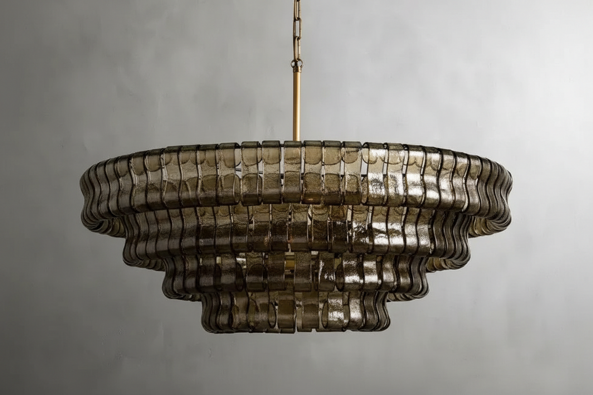 The Bellatrix Chandelier | Black or Brass Candelabra | CLND013