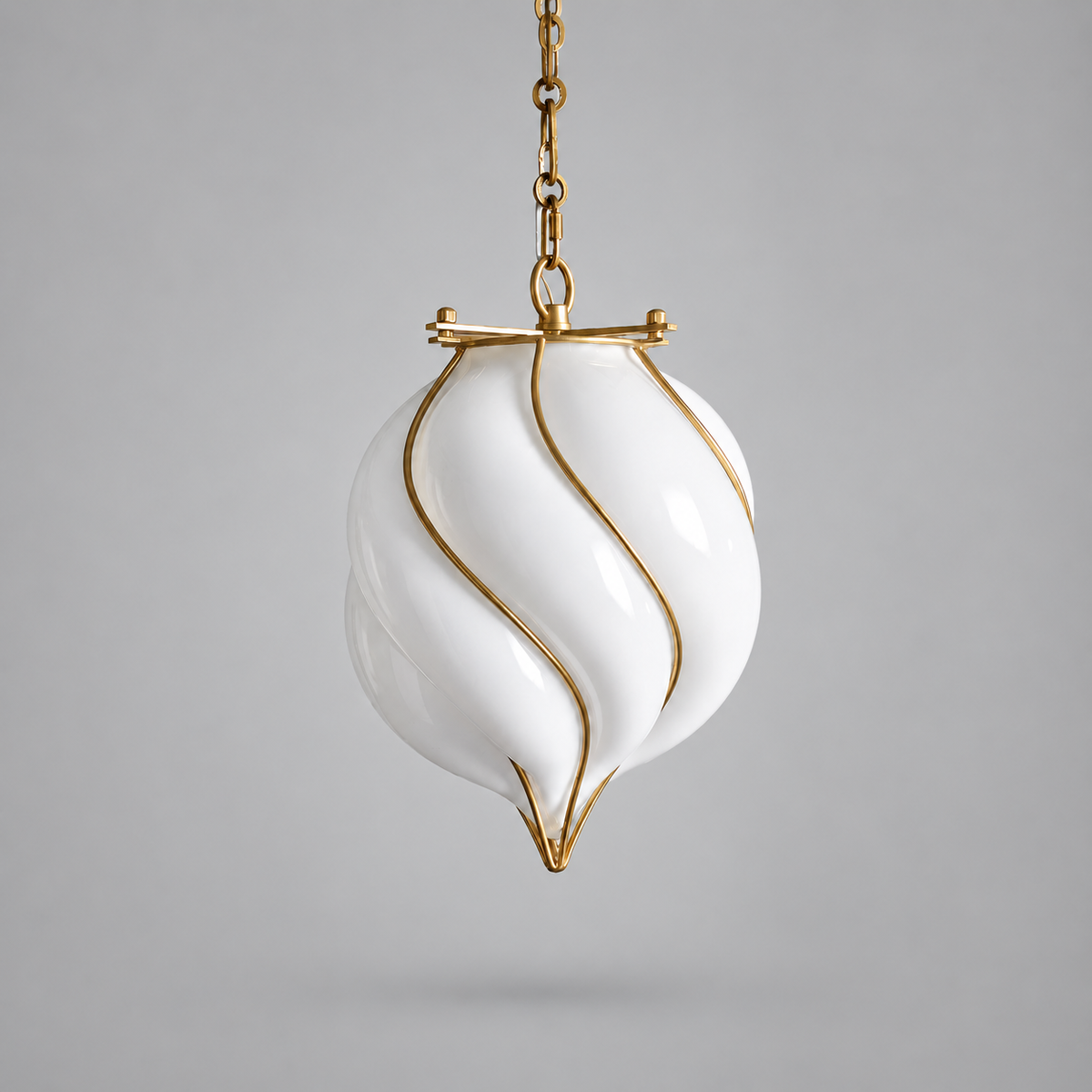 Glass & Brass Lantern Pendant for Entryway or Hallway | French Country Foyer Ceiling Light Casalolalights Luxury Lamps