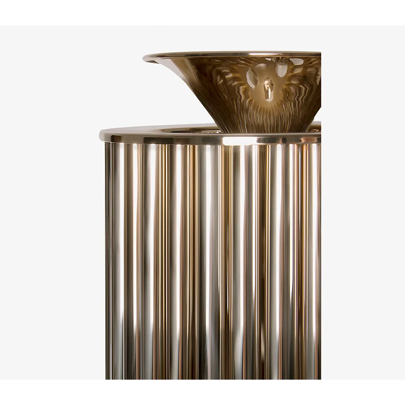 Black Marble & Brass Table Lamp | Art Deco Statement Lighting