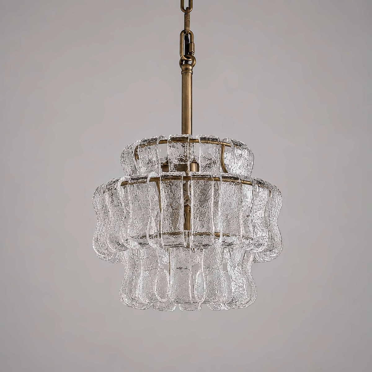 Textured Art Glass & Bronze Pendant Light for Kitchen Island | Deco Dining Room Lighting Casalolalights Luxury Lamps