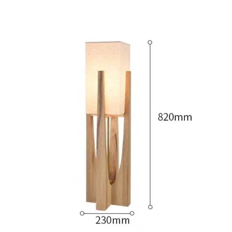 Mid Century Floor Lamp | Japanese Light | Rustic | Wood | Casalola - Minimalist Floor Lamps