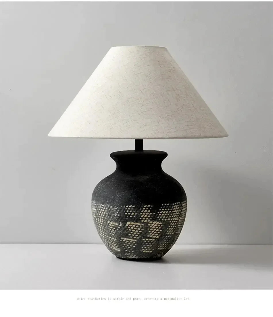 Ceramic Table Lamp Modern Minimalism Interior Bedside Lamps - Minimalist Wall